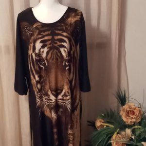 5th & LOVE COLLECTION……Women’s Animal Print Dress